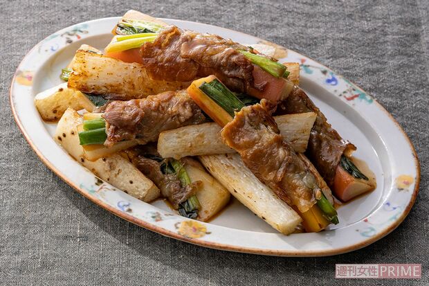 かまぼこスティック肉巻き(撮影/廣瀬靖士)