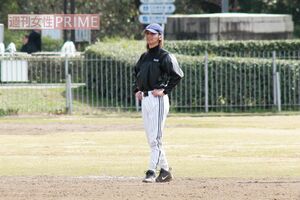 2006年4月、ジャニーズチームで草野球を楽しむ堂本光一3