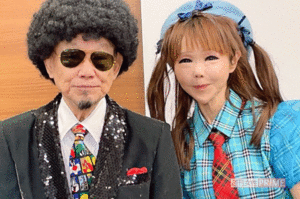 漫談家の松鶴家千とせさんと恵中瞳さん