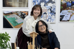 「画業55周年記念 あだち充展」で『タッチ』の作者・あだち充先生と