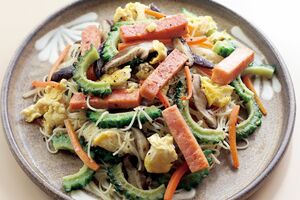 ゴーヤそうめんチャンプルー