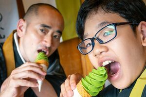 “龍岸寺のマルコメくん”としてYouTubeに登場していた長男ももう中学生! 写真提供/龍岸寺