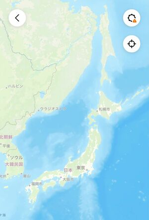 位置情報の設定をオンにしなければ、ただの地図機能アプリなのだが……