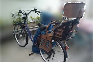 容疑者が乗っていると思われる自転車