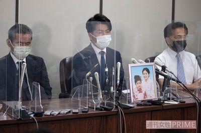 9月2日、判決後に記者会見を行う被害者遺族