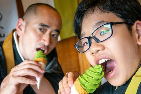 “龍岸寺のマルコメくん”としてYouTubeに登場していた長男ももう中学生！　写真提供／龍岸寺