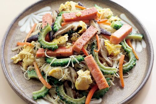 ゴーヤそうめんチャンプルー