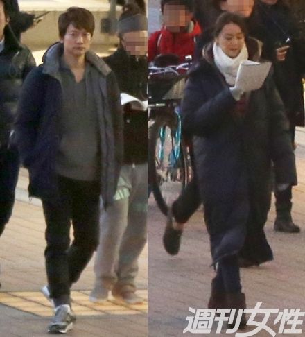 香取慎吾、“元カノ”観月ありさと横浜ロケで野次馬殺到