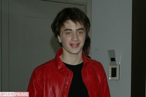 2002年12月15日に来日したダニエル・ラドクリフ