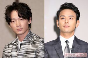 映画『怒り』でカップルを演じた綾野剛（左）と妻夫木聡（右）