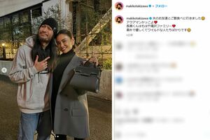 滝沢眞規子のインスタグラムに登場した長瀬智也