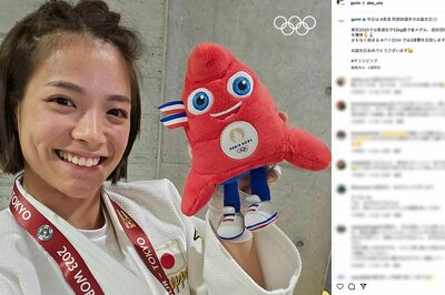 オリンピック公式から誕生日をお祝いされた阿部詩。試合後のコメント欄には批判的な声も（公式インスタグラムより）