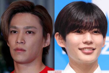 左から『Kis-My-Ft2』の千賀健永、『なにわ男子』の長尾謙杜