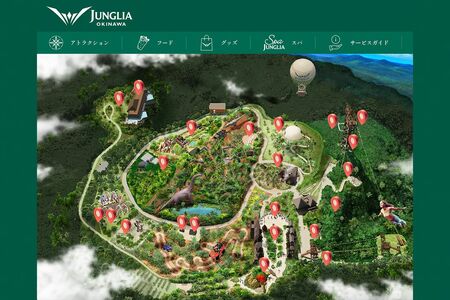 園内マップ（ジャングリア沖縄公式サイトより）