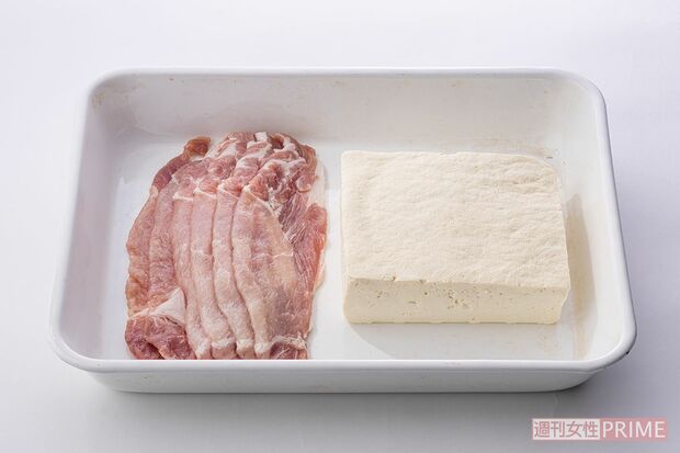 木綿豆腐でかさ増し（撮影／廣瀬靖士）