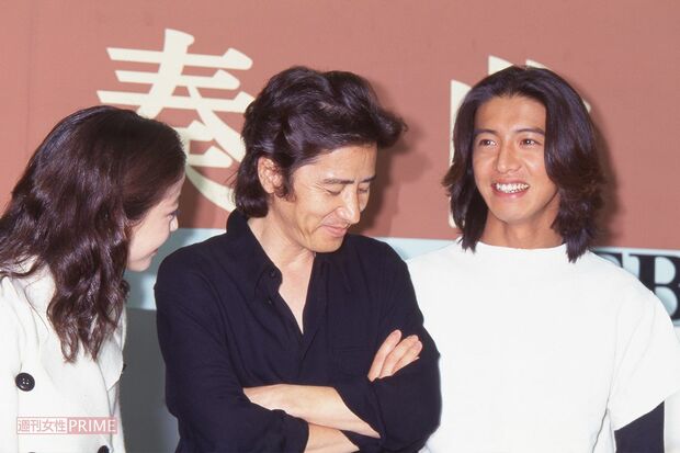 ありし日の田村正和さん。木村拓哉との共演も