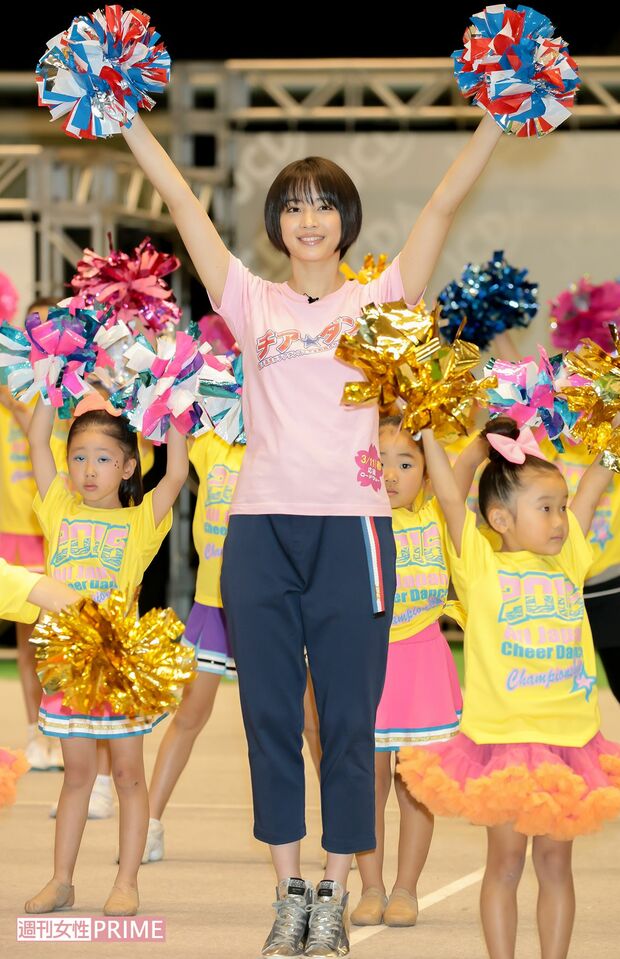 映画『チア☆ダン』PRに参加する広瀬すず（2016年）