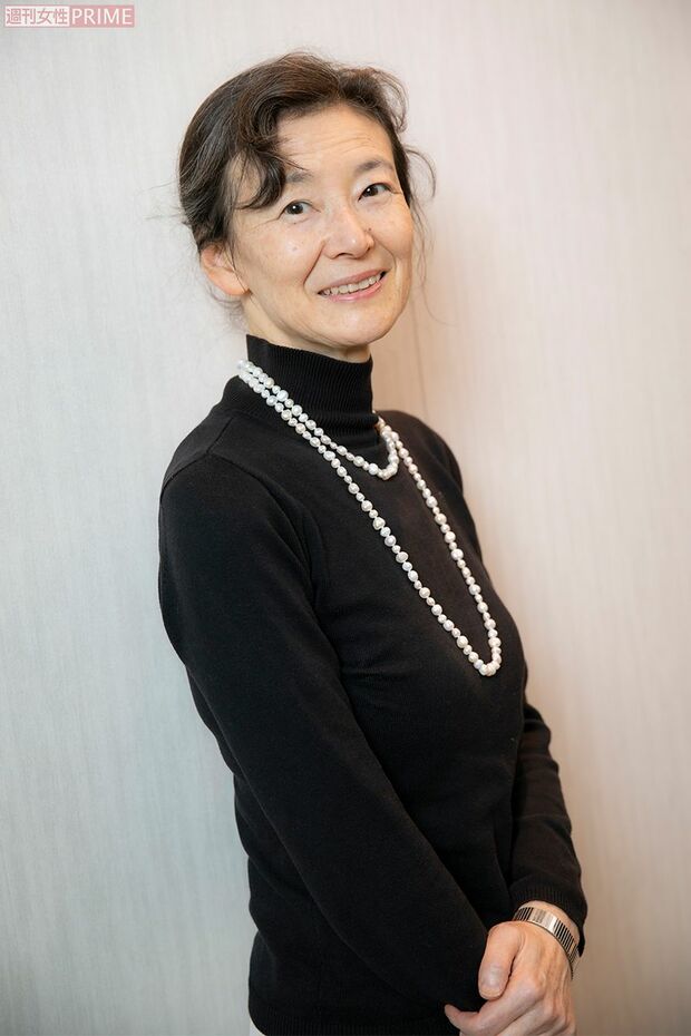 篠田節子さん　撮影／矢島泰輔