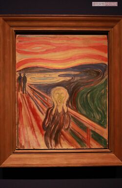 《叫び》1910年？　オスロ市立ムンク美術館所蔵