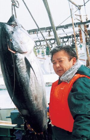 回遊するマグロを追って世界の漁場を移動。冬の北海道・松前で