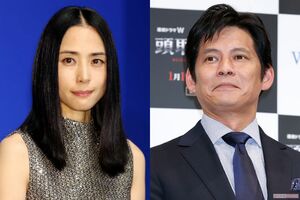 深津絵里（左）と織田裕二