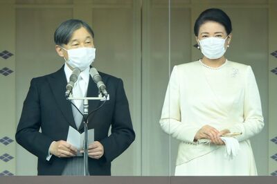 1月2日、コロナ禍以降3年ぶりに実施された新年一般参賀に臨まれた天皇・皇后両陛下（撮影／JMPA）