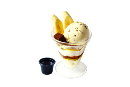 はま寿司：甘熟王バナナとチョコのパルフェ473円
