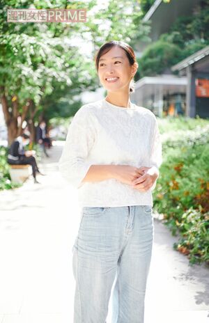 モデル・助産師の敦子さん