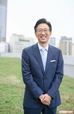 小木逸平アナ　撮影／渡邊智裕