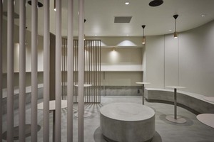 千代田区内神田の公衆喫煙所『THE TOBACCO KANDA』はスタイリッシュなインテリア（運営する株式会社コソドのプレスリリースより）