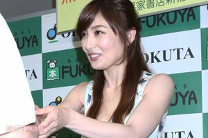 写真集のイベントに登壇した熊田曜子