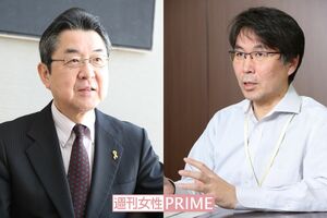 「40代以降はいい習慣を身につけ、健康寿命を延ばしてほしい」（写真左・松井宏夫さん）、「きれいになりたいという気持ちが、きれいにしてくれる」（北條元治先生）