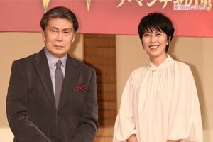 2021年12月、『ラ・マンチャの男』制作発表会見に出席した松本白鸚と松たか子