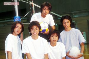 1999年、ワールドカップバレーボールのイメージキャラクターを務めた嵐