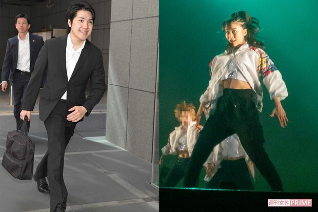 眞子さまとの結婚問題がいまだに解決しない小室圭さん（左）と、セクシーダンスを披露した佳子さま。秋篠宮家は今年もアツかった