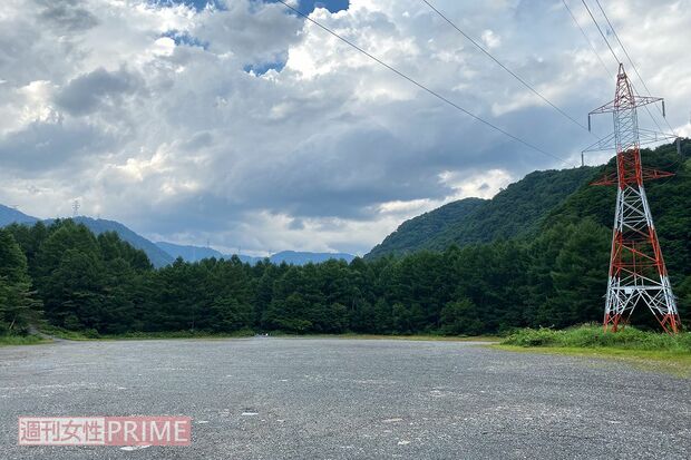 例年ならホワイトステージが設営されている場所（'20年8月）