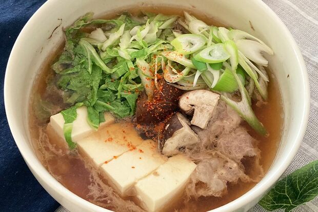 すき焼き風スープ