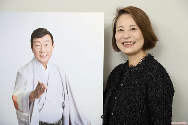 橋幸夫さんの妻・真由美さん　撮影／近藤陽介