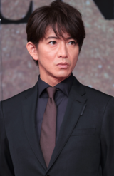 映画『THE LEGEND & BUTTERFLY.』発表会に参加する木村拓哉