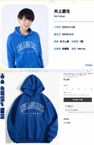 上はジュニアの公式ホームページ、下は『SHEIN』で販売されているアイテム