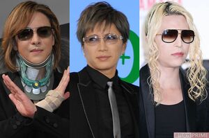 （左から）YOSHIKI、Gackt、ROLAND