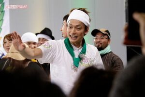2011年7月、『27時間テレビ』の出張ビストロ企画で福島県二本松市を訪れた草なぎ剛と香取慎吾