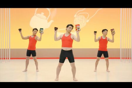 ジャングルポケットが出演していたCM（YouTubeより）