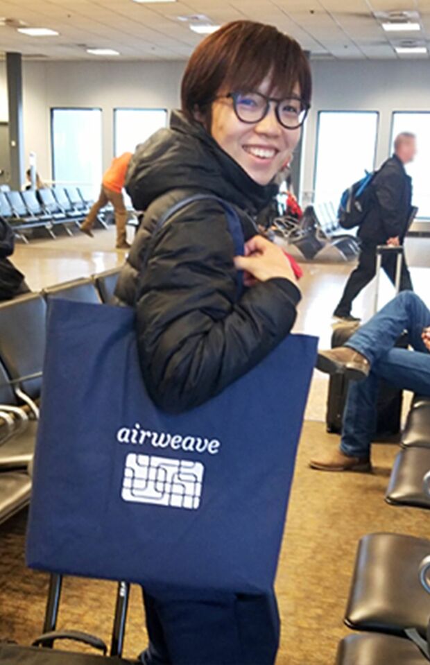 小平は競技以外でも高い意識を持ち、移動中も『エアウィーヴ　座クッション』を愛用している