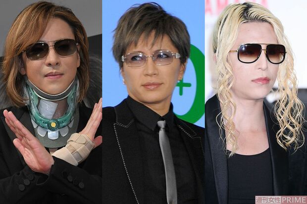 （左から）YOSHIKI、Gackt、ROLAND