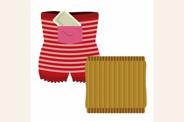 石原先生のおすすめはパンツと一体型の腹巻き