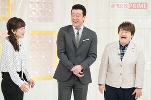 【4】番組MCの加藤浩次との息もピッタリ！「加藤さんはものすごく物知りですし、この話題をこんなふうに斬るんだ、と勉強になることばかりですね」　撮影／渡邉智裕