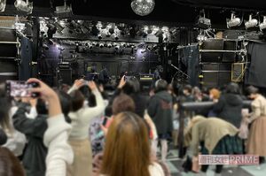 エリアの会場内の終演後の様子（読者提供）