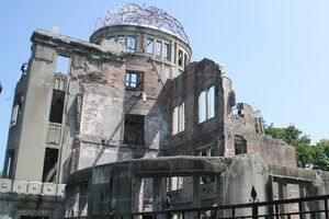 今年3月に耐震補強を終えた原爆ドーム