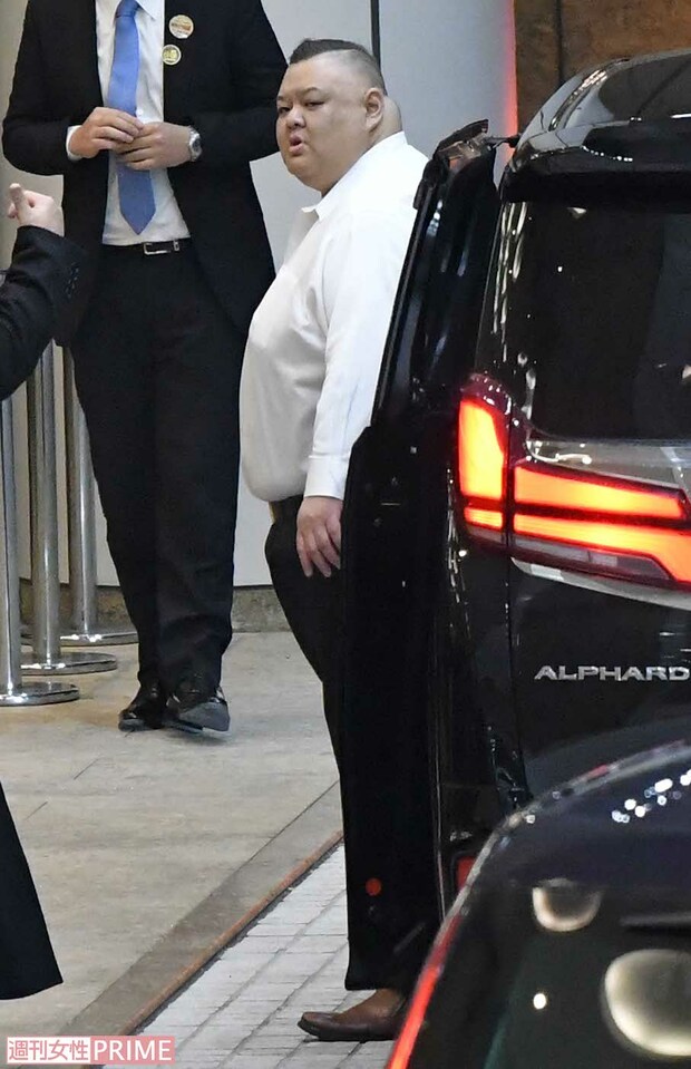 2020年1月、田子ノ浦部屋の千秋楽パーティーでの田子ノ浦親方